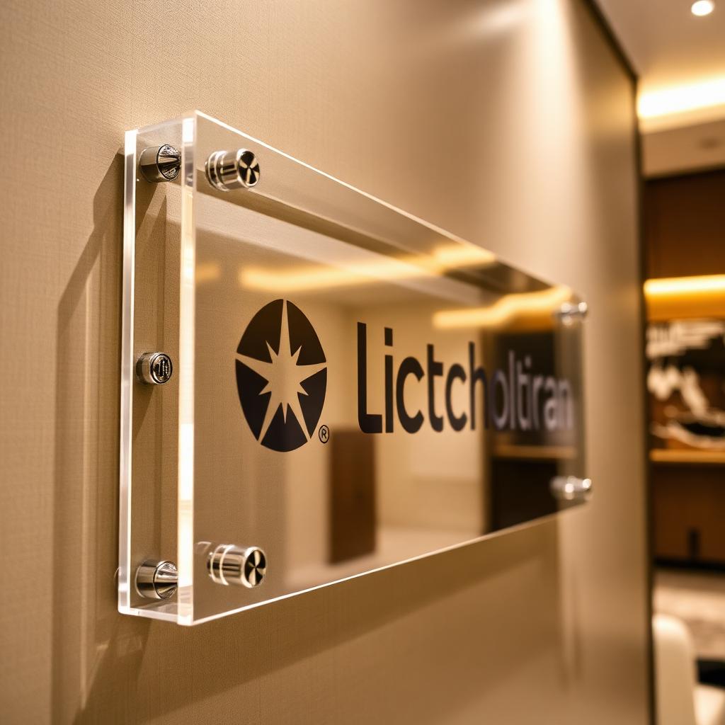 Visual example for corporate signage