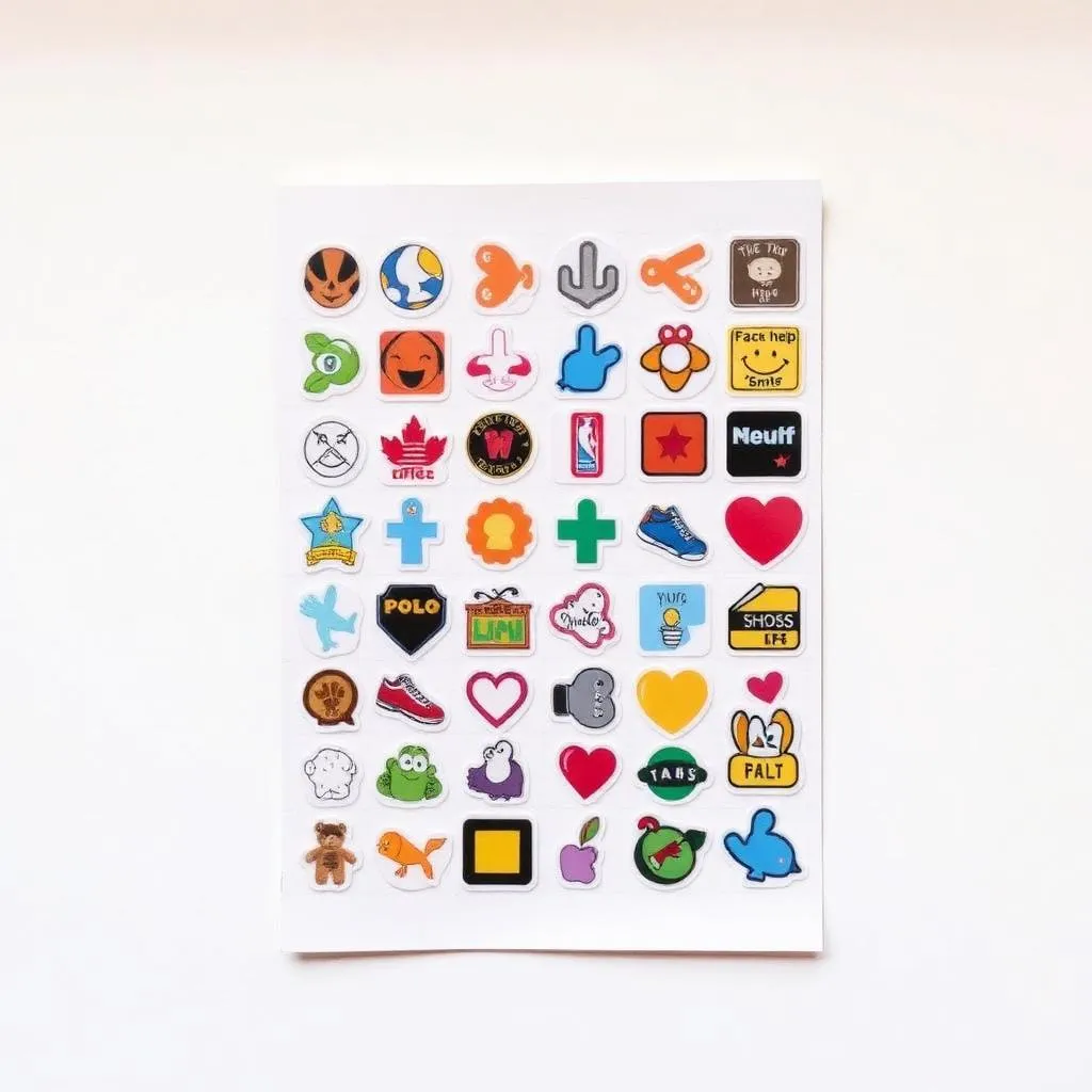 Kiss-Cut Sheet Stickers