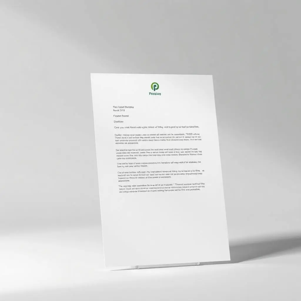 A4 Letterhead — detail view 2
